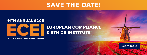 11th Annual European Compliance & Ethics Institute • March 20 - 22, 2023 • Amsterdam, Netherlands