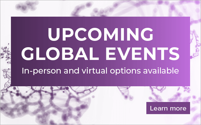 Upcoming global events | In-person and virtual options available | Learn more