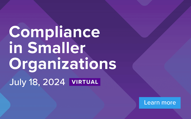 Join SCCE & HCCA for the virtual Compliance in Smaller Organizations Conference! 