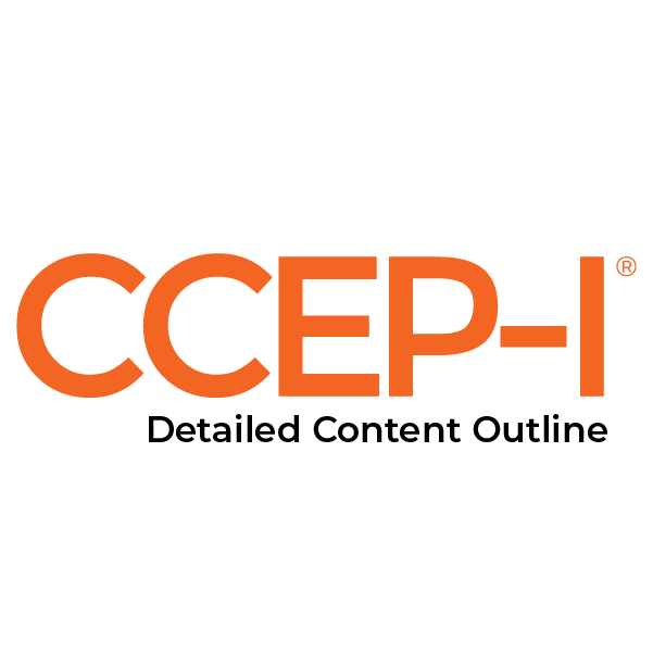 CCEP-I Detailed Content Outline