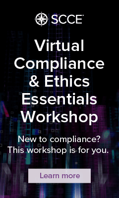 Register for a Compliance & Ethics Essentials Workshop