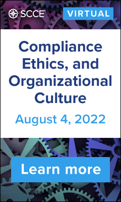 Register for Compliance, Ethics, and Organizational Culture Conference