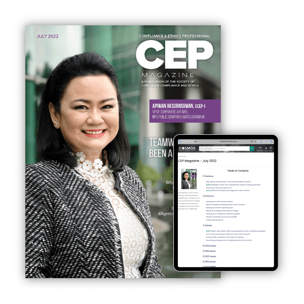 Don't Miss the July 2022 Issue of CEP Magazine