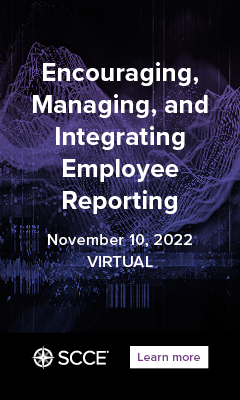 Encouraging, Managing, and Integrating Employee Reporting | November 10 | Virtual | Learn more