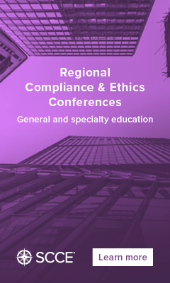 Virtual Regional Compliance & Ethics Conferences | One day events | Earn live CEUs | No travel required | Learn more