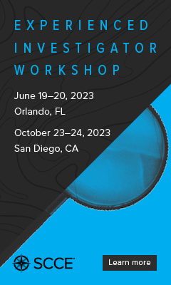 Experienced Investigator Workshop | June 19-20, 2023, Orlando, FL | October 23-24, 2023, San Diego, CA | Learn more