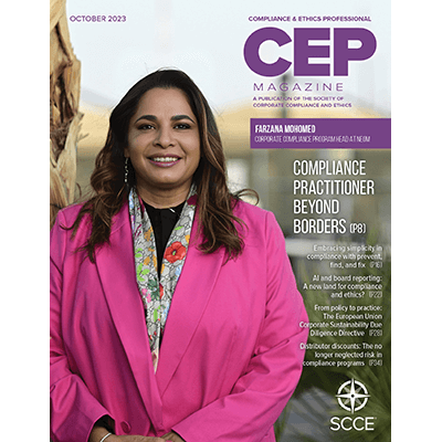October 2023 CEP Magazine is now available!