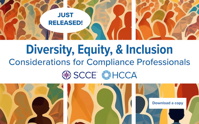SCCE HCCA DEI Considerations for Compliance Professionals