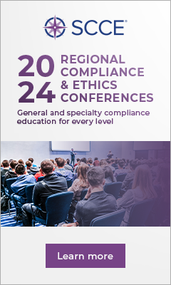 Regional Compliance & Ethics Conferences | General and specialty compliance education for every level | Learn more