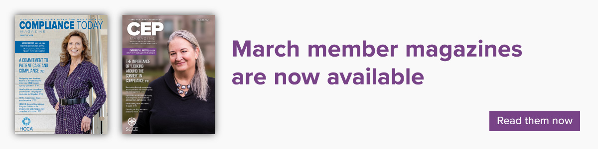 March member  magazines are now available | Read them now
