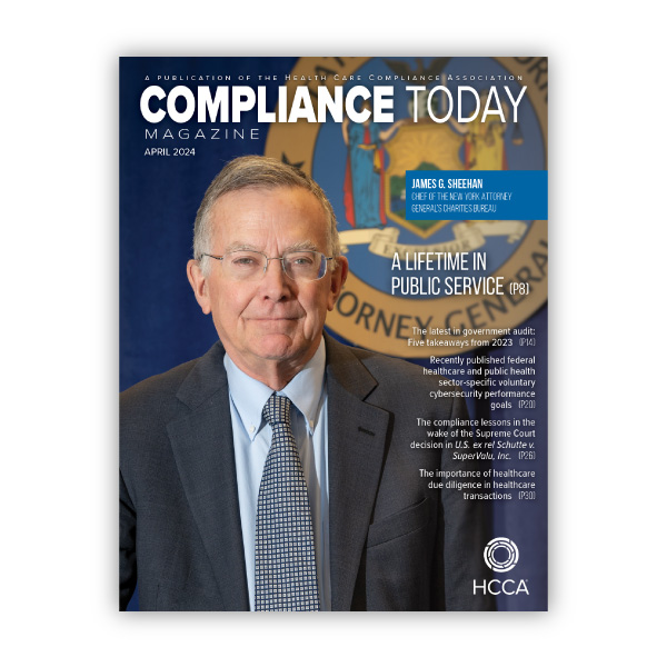 April 2024 Compliance Today magazine is now available