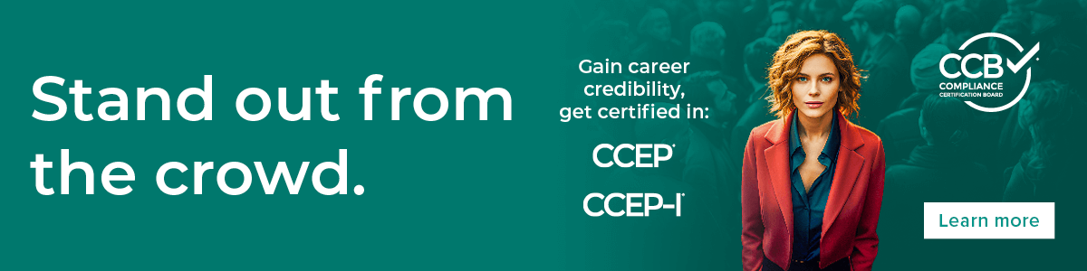 Stand out from the crowd. Gain career credibility, get certified. CCEP CCEP-I | Learn more 