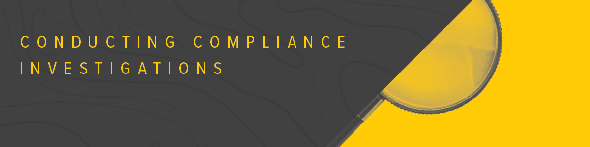 SCCE Conducting Compliance Investigations